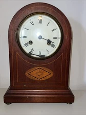 P.H. &S. Teutonia Mantel Clock Made in Baden Germany TeutoniaClockManufactory
