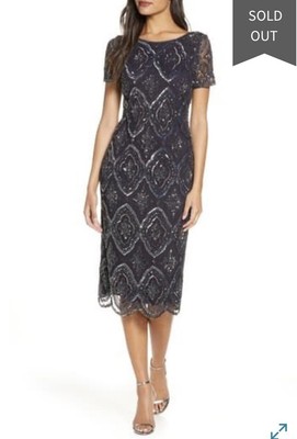 eggplant cocktail dress