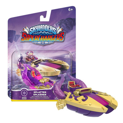 NEW RARE Skylanders Superchargers SPLATTER SPLASHER Figure Magic Sea Vehicle HOT