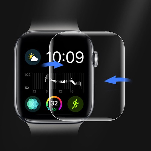 For Apple Watch Series 8/7/6 Full Cover Screen Protector+Silicone Case 41mm 45mm - Picture 6 of 18
