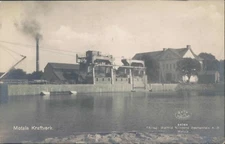 SWEDEN Motala steel plant RPPC 1932