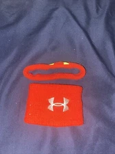 New (2 Pack) UNDER ARMOUR Maryland Terrapins Performance 3" Wristbands Sweatband