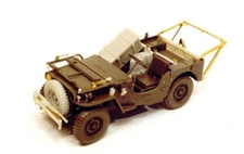 Resicast 1/35 Royal Army Medical Corps Airborne Jeep Conversion Set for Tamiya