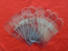 MEDALS - CLEAR PLASTIC PROTECTIVE MEDAL STORAGE WALLETS (Various Quantities)