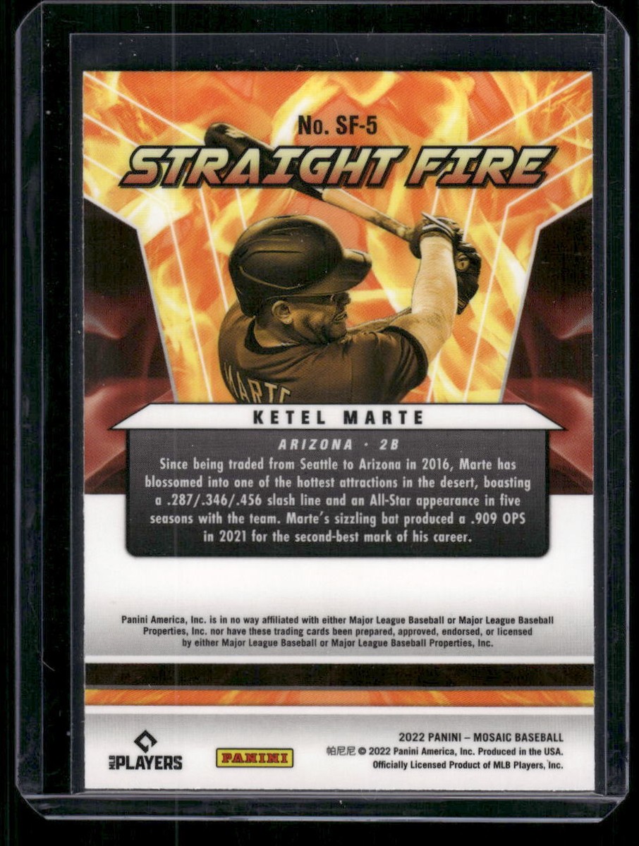 2022 Panini Mosaic #SF-5 Ketel Marte Straight Fire - 749 | eBay