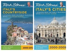 Rick Steves' Italy's Countryside / Italy s Cities Lot of 2 DVDs - 13 Episodes