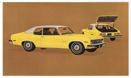 1974 CHEVROLET KONVOLUT 13 VERSCHIEDENE POSTKARTEN AUTOS LKW - Bild 9 von 12
