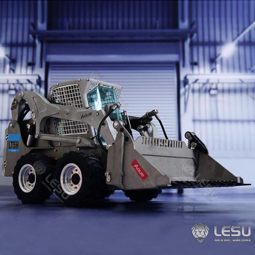1/14 LESU Metal Aoue-LT5H Wheeled Skid-Steer Loader RC Hydraulic with Sound Uion - Picture 5 of 10
