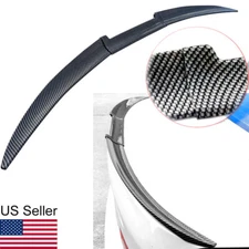 4.53Ft Adjustable Carbon Fiber Pattern Splicing Spoiler Wing For BMW E46 E90 Etc