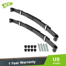 For EZGO TXT 1996-2013 Golf Cart Heavy Duty Rear Leaf Springs Set of 2 