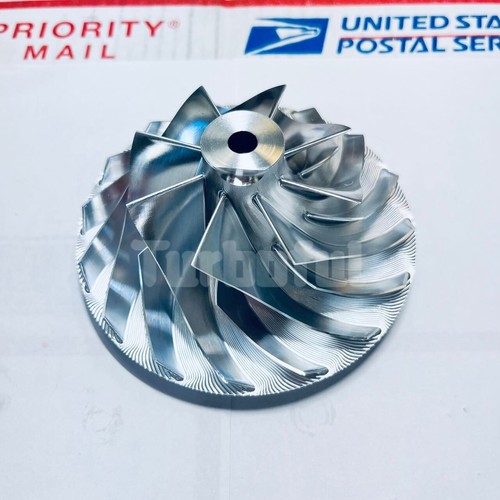 New Turbo Compressor Wheel For HE561VE HE561V for Cummins 4309077 ISX07 - Picture 4 of 4