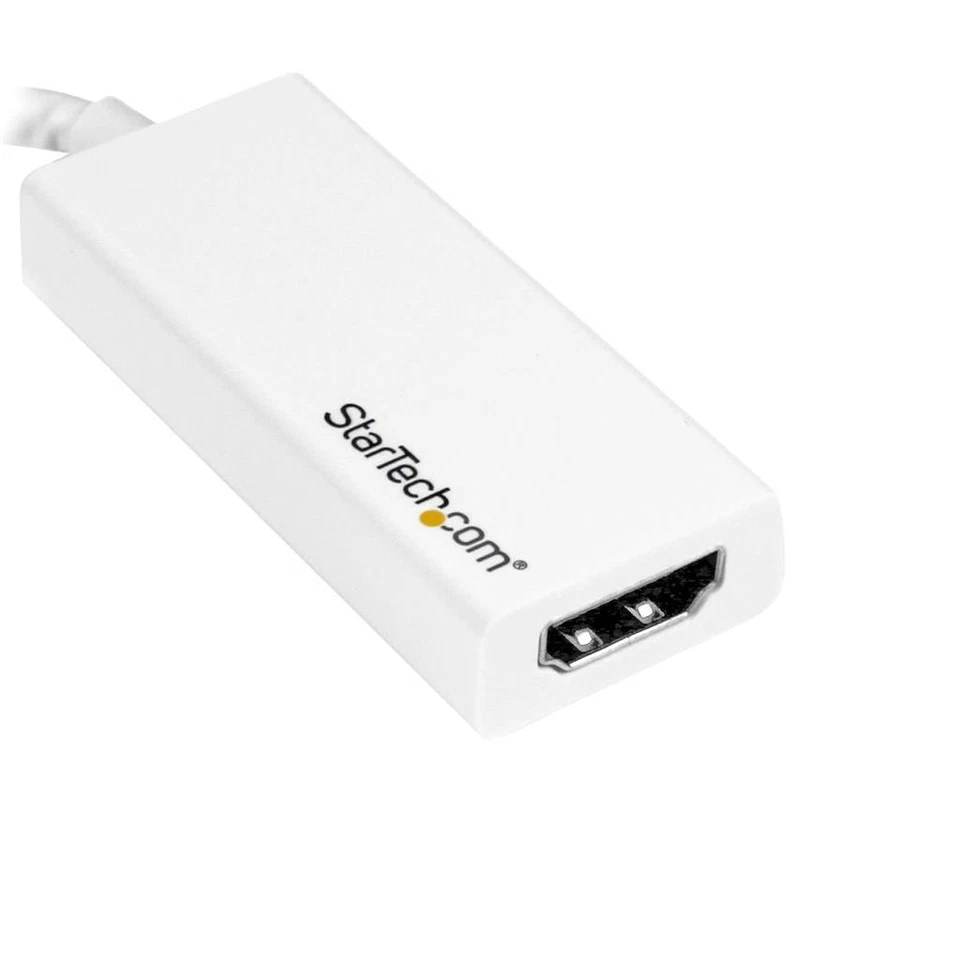 StarTech.com HDMI Female To USB Type-C Male Adapter Cable White CDP2HDW - Image 2 of 3