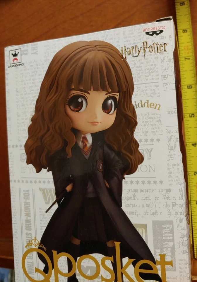NOVO Banpresto Q Posket Hermione Granger com Varinha Série Harry Potter Colorida - Imagem 4 de 4