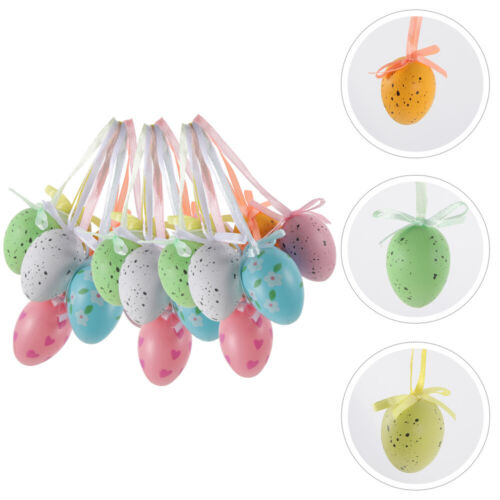 Easter Egg Hanging Ornaments Set of 54pcs for Tree Decoration - 第 1/12 張圖片