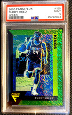 SSP 4/5 PSA 9 MINT 2020 BUDDY HIELD PANINI FLUX PRIZM GREEN G5195