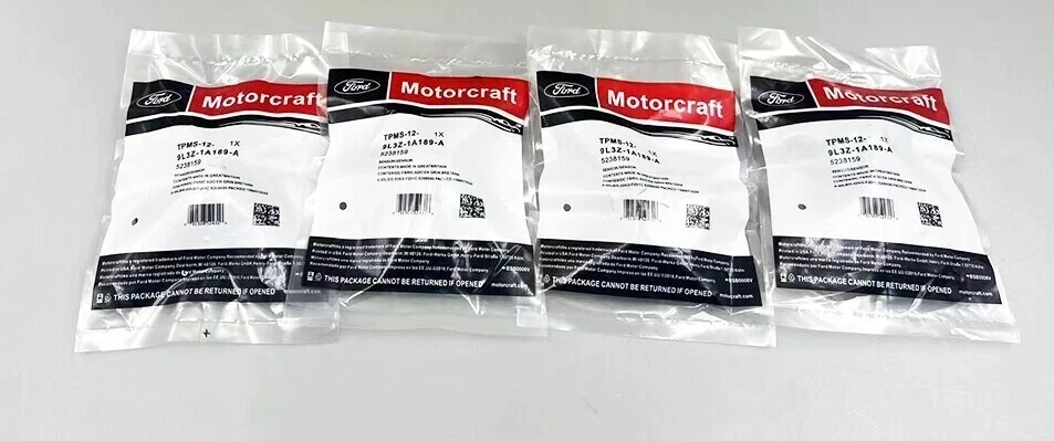 4PCS Genuine OEM TPMS-12 9L3Z-1A189  Motorcraft TIRE PRESSURE MONITORING SENSOR Foto 2 de 4