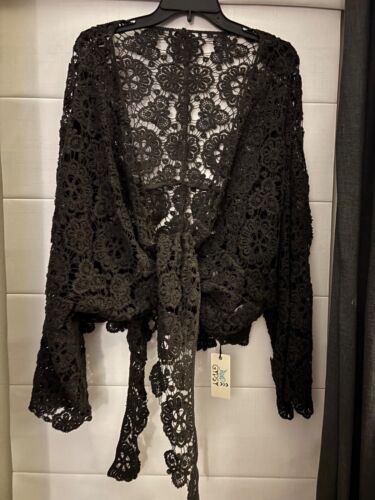 Jaded Gypsey NEW Crochet Cardigan