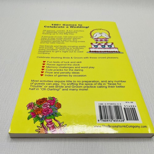100+ Wedding Games Fun & Laughs for Bachelorette Parties Showers Receptions Book - Picture 3 of 7