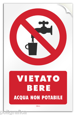 Cartello Alluminio Non Usare Acqua Per Spegnere Incendi Su Apparecchia – Del Torre - Foto 4