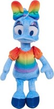 Just Play Disney Rainbow Collection 8" Daisy Duck Plush Pride NEW