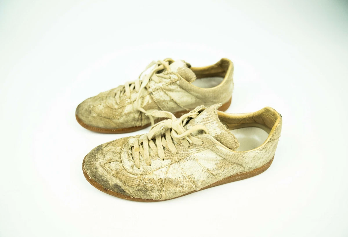 MAISON MARTIN MARGIELA GAT German Army Trainer Sneaker Replica Paint Canvas 43