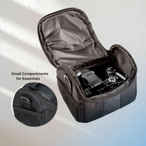 DSLR SLR Camera Shoulder Bag Case Waterproof Shockproof For Canon Nikon EOS Sony - Picture 4 of 6