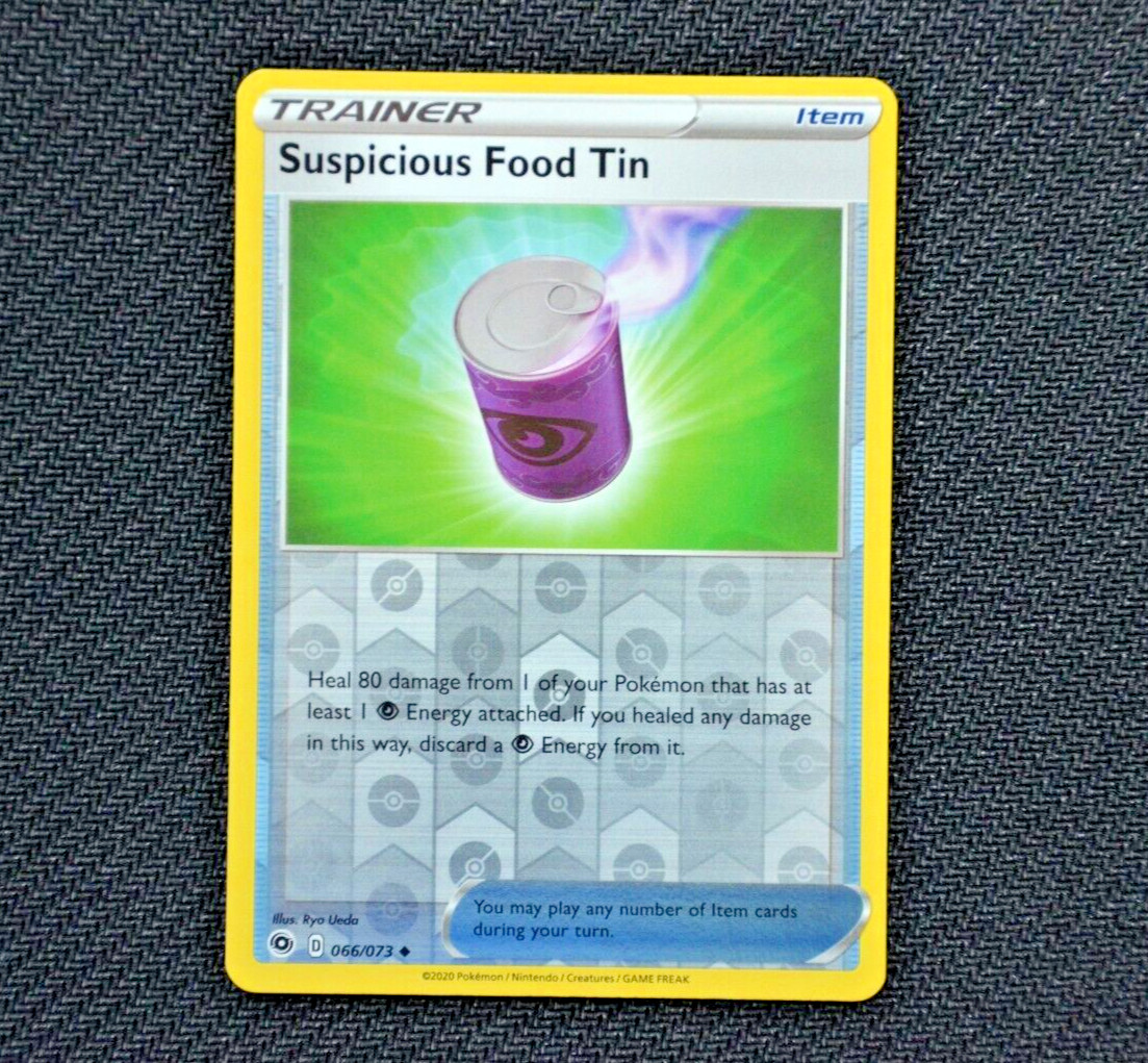 Pokemon TCG Champion's Path Suspicious Food Tin 66/73 Uncommon Reverse Holo