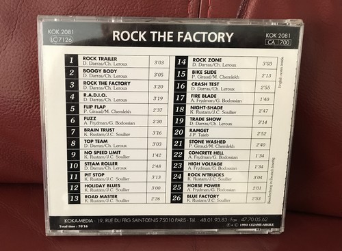 ROCK THE FACTORY 1993 CD Koka Media KOK 2081 rock flavour library music! EX cond - Picture 3 of 3