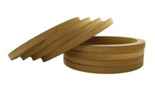 4 Pair Wood MDF Speaker Spacer Rings 10" Fiberglass Door Kick Pods 10 Inch