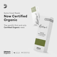 D'Addario Organic Reserve Tenor Sax Reeds - 5 Per Box