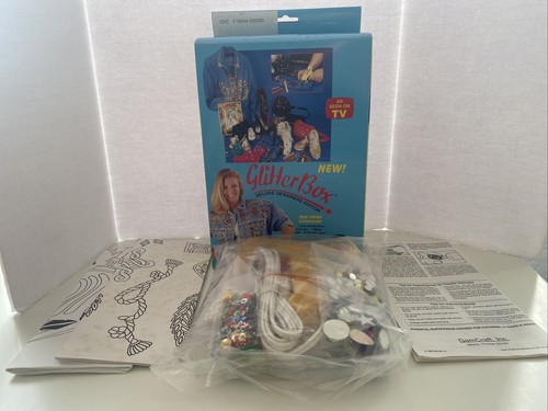QVC GemCraft GLITTER BOX DELUXE DESIGNER EDITION Craft Clothes Decorate Bedazzle