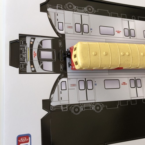 ONE TTC Street Car HO Gauge Paper Model Fold DIY 3D Toy Pliage Toronto - Picture 18 of 20