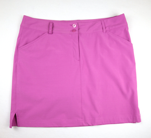 purple golf skort