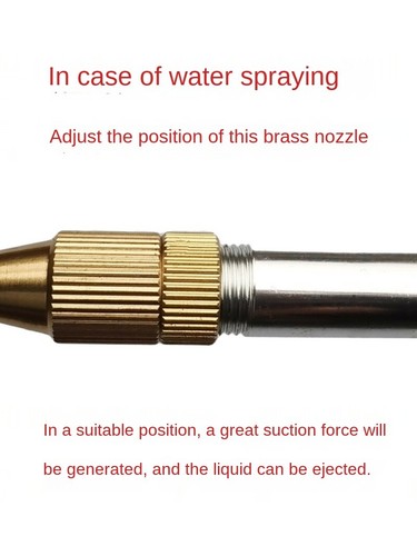 Pistola de limpieza de olla de aluminio herramienta neumática compartimento del motor del automóvil pistola de combustible nueva - Imagen 4 de 6