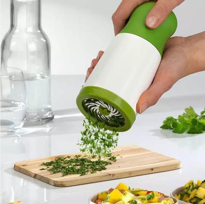 Flavormill Fresh Herb Chopper, Small, Green, 15026
