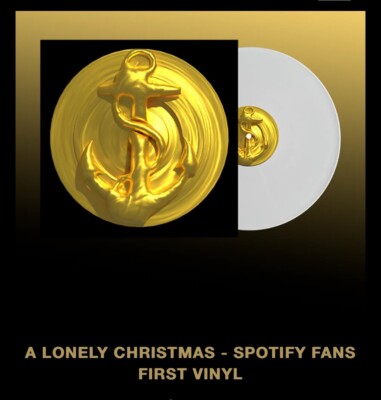 Sam Smith - A Lonely Christmas, SPOTIFY Fans First, WHITE Vinyl EP, New/Sealed