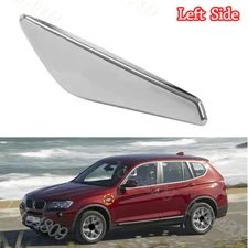 Left Driver Fender Emblem Moulding Chrome Front For BMW X3 F25 X4 F26