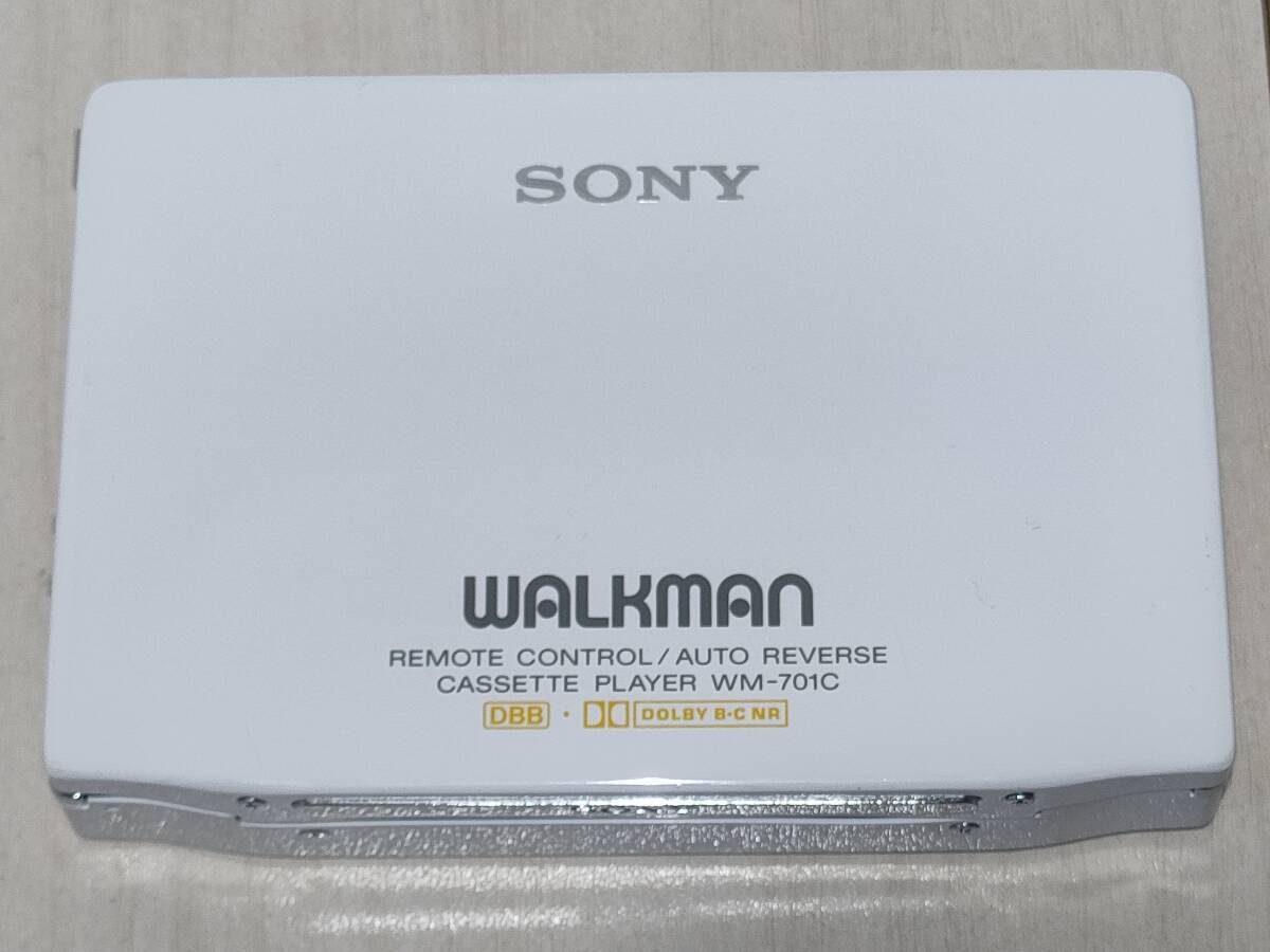 SONY WM-701C WALKMAN CASSETTE PLAYER White Operation