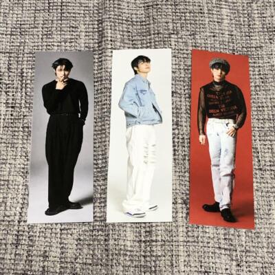 Ateez Full shot Photo card BLACK WHITE RED Ver. Completed Set S