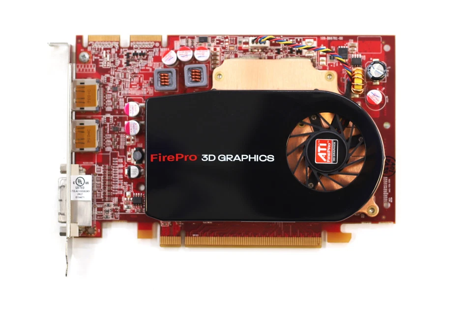 Dell ATI FirePro V3750 256MB GDDR3 PCIe Graphic Card Dell P/N: 0K730M Tested - Image 2 of 4