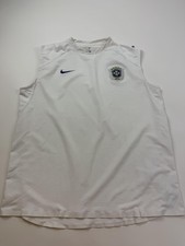 Brazil Shirt Mens XL White Soccer Football Ni...