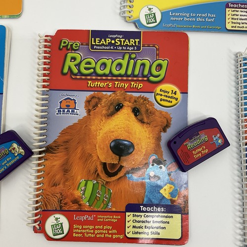 LeapFrog LeapPad Book Cartridge Bundle Reading Math Music Superhero Learning Y2K - Picture 7 of 16