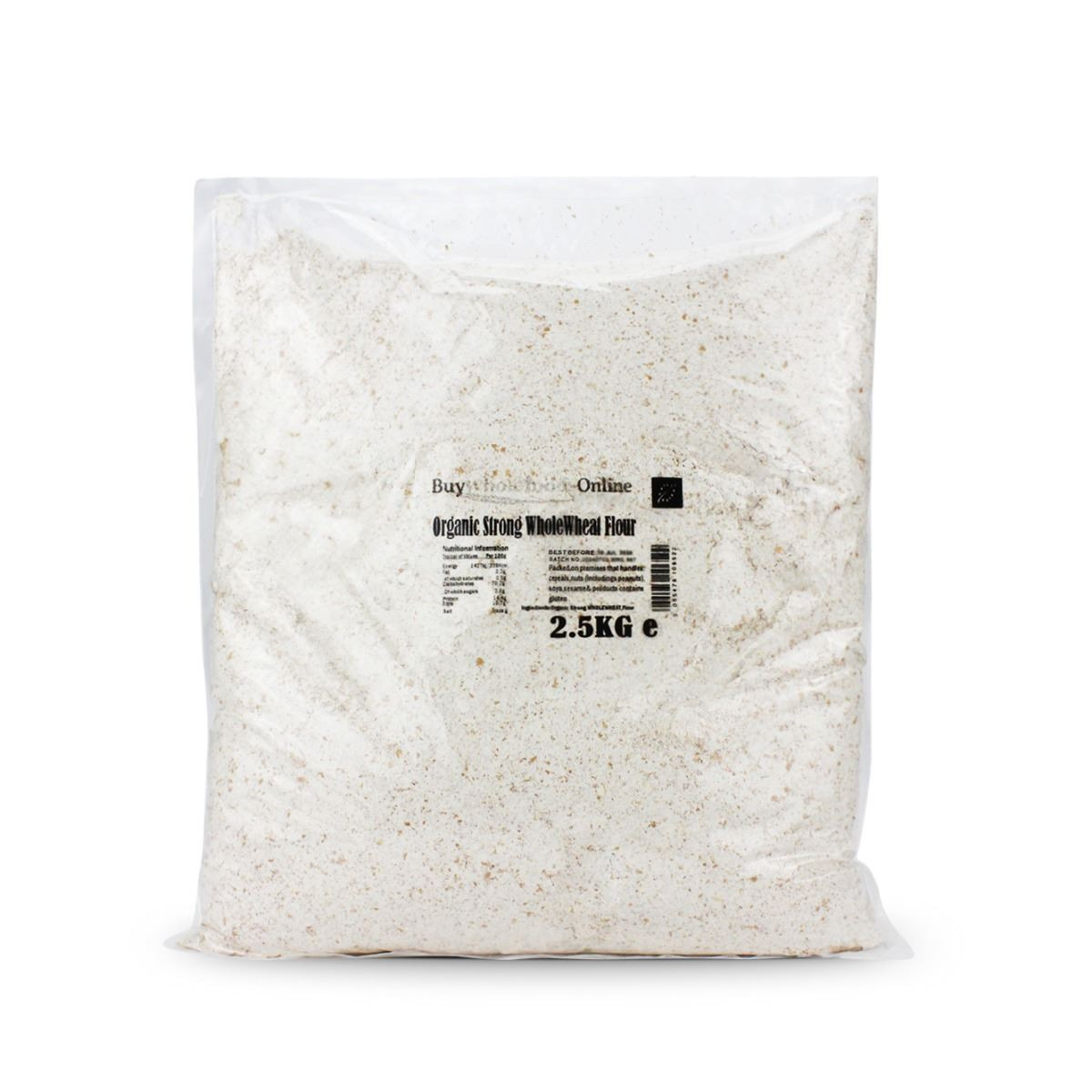 Organic Strong Wholewheat Flour 2.5kg | BWFO | Free UK Mainland P&P