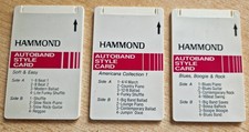 Hammond Autoband Style Cards