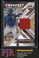 Miguel Aparicio 2018 Panini Elite Extra Edition #PM-MA Rangers Prospect Material
