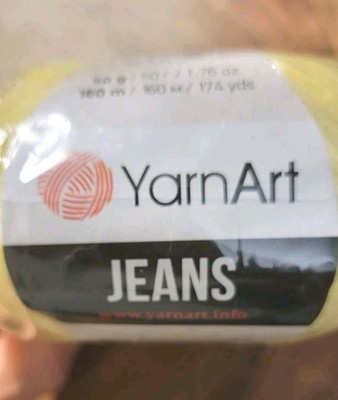 YarnArt Jeans Sport Yarn 55% Cotton, 1 Skein/Ball 50 gr 174 yds, Color 67