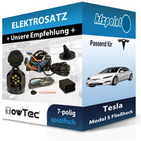 Towtec E-Satz 7Polig Fahrzeugspezifisch Passend für Tesla Model S FließHeck NEU