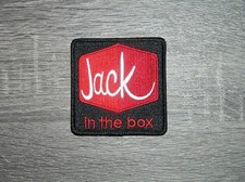 Jack In The Box Fast Food Restaurant Embroidered Iron On Patch 3" x 3"