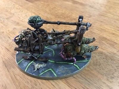 Games Workshop  AOS Skaven Plagueclaw catapult custom built well painted