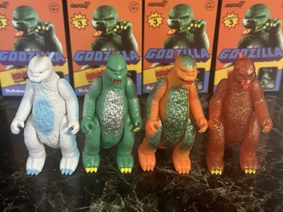Super7 Godzilla Shogun Reaction Figures Series 3 Set Of 4 Island